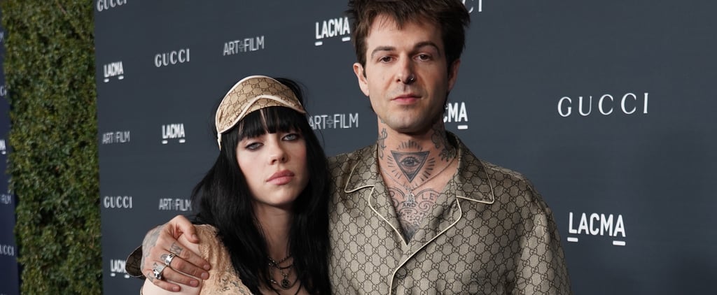 Billie Eilish Wears a Double-Slit Lace Gown on the Red Carpet With Jesse Rutherford