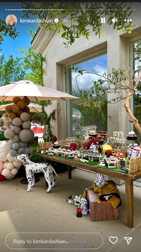 Psalm West Turns 4 With Firefighter Themed Birthday Party | POPSUGAR