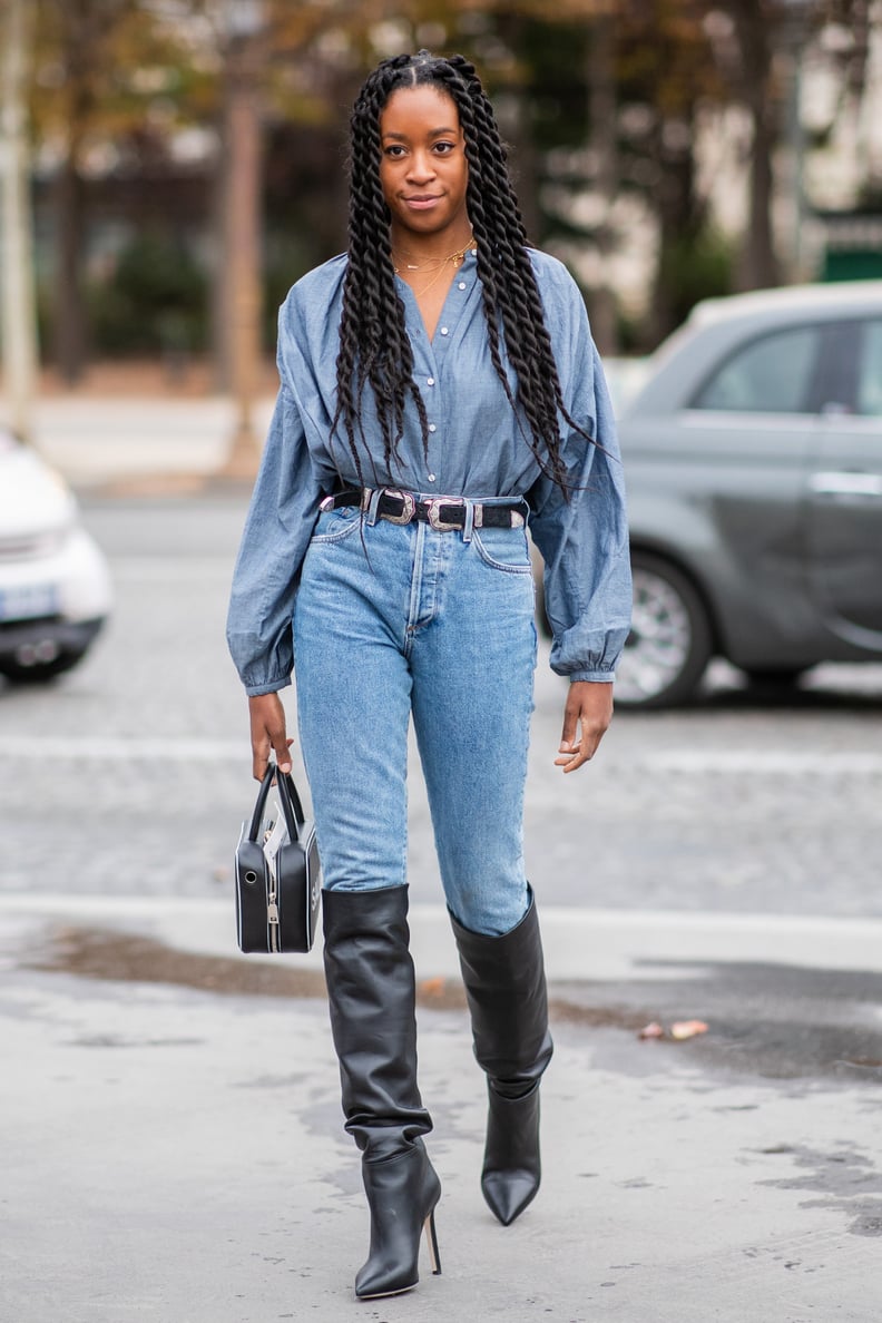 Fall 2019 Denim Trend: Denim Top