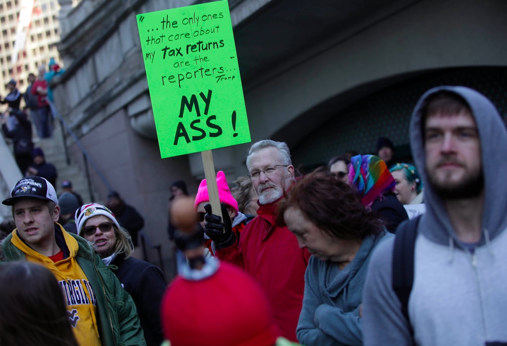 Butt Trump Protest in Chicago
