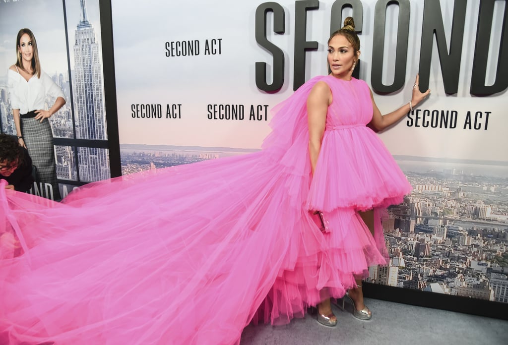 Jennifer Lopez at the 2018 Second Act World Premier