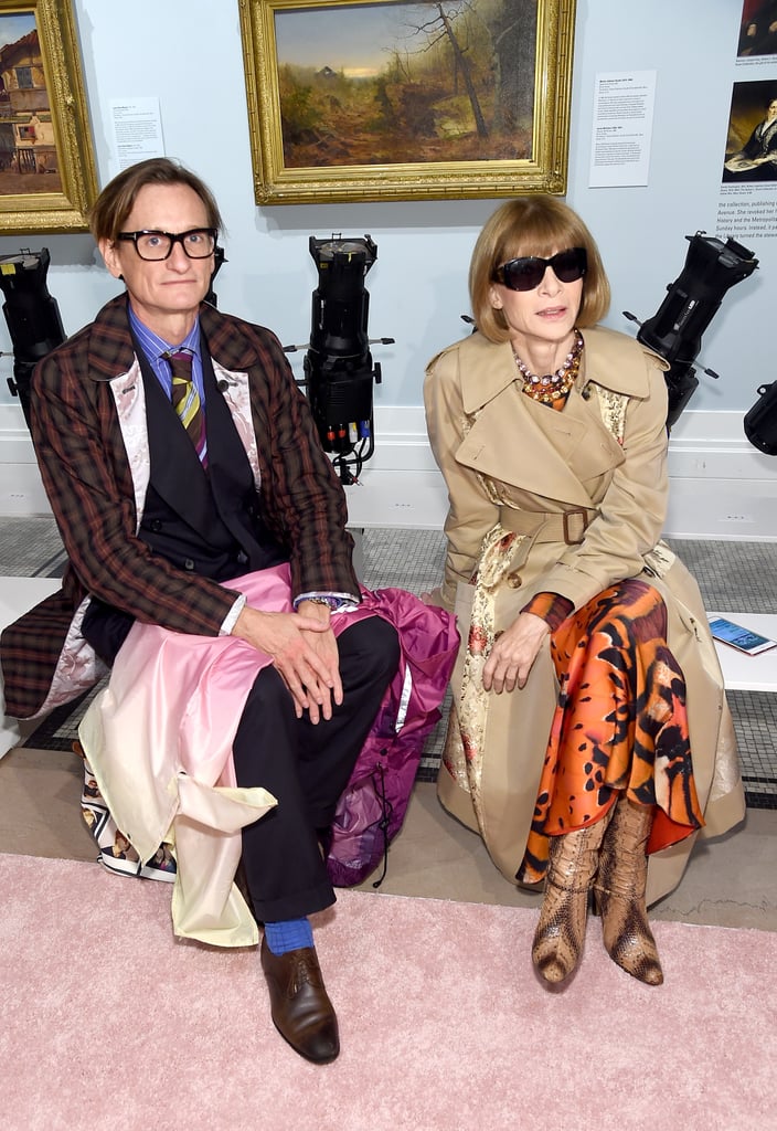 Hamish Bowles and Anna Wintour