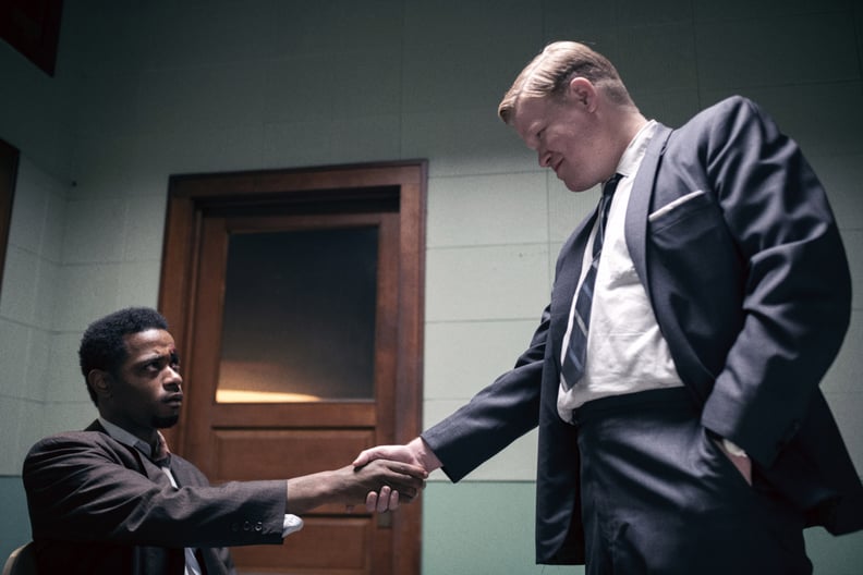 JUDAS AND THE BLACK MESSIAH, from left: LaKeith Stanfield, as William O'Neal, Jesse Plemons, 2021.  ph: Glen Wilson / Warner Bros. / Courtesy Everett Collection