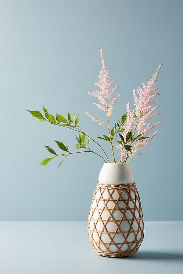 For Greenery: Woven Grass Vase