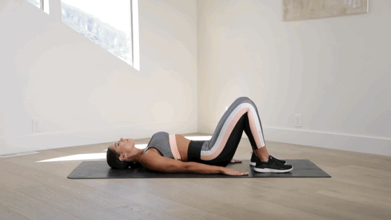 Glute Bridge With Opening