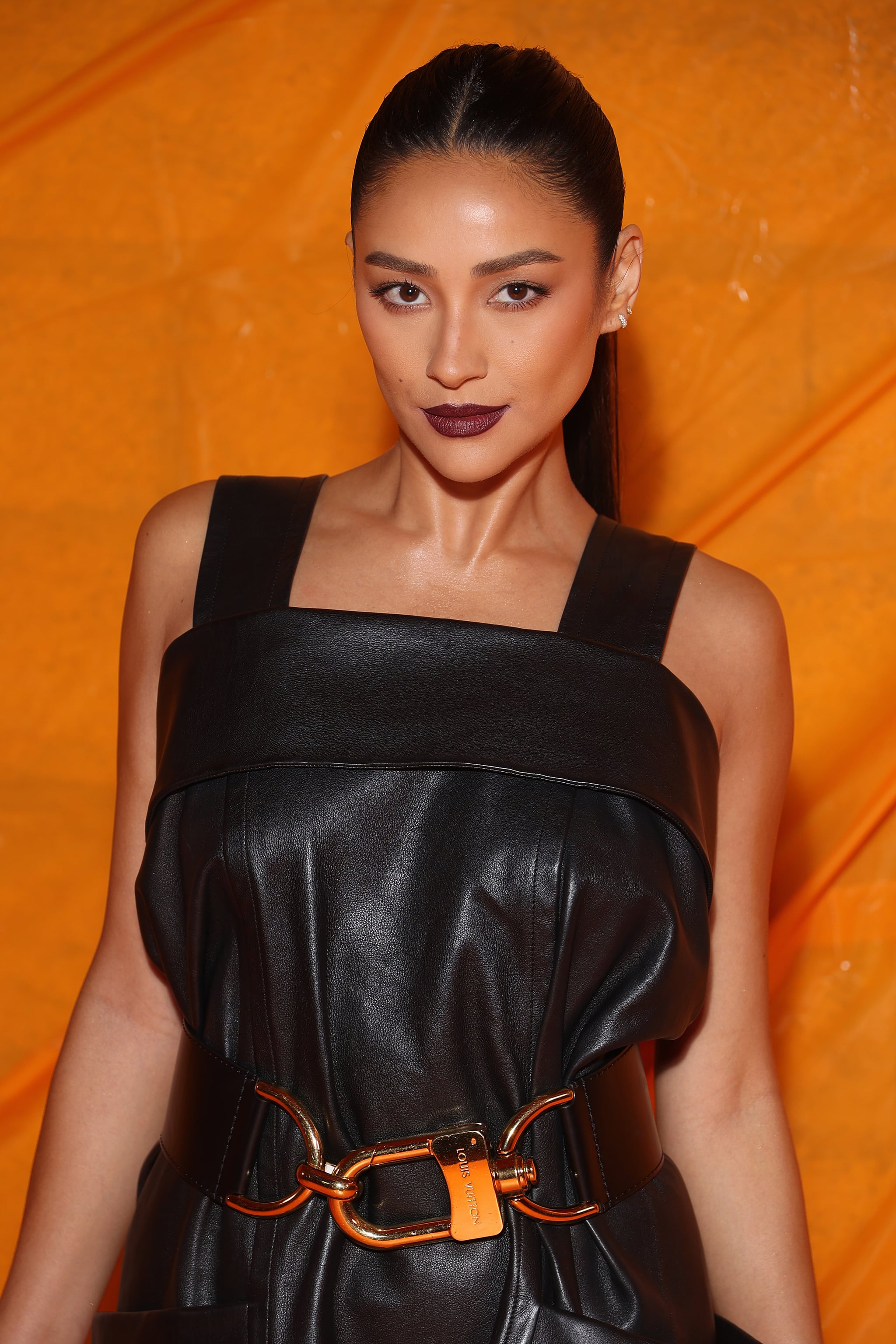 PARIS, FRANCE - OCTOBER 02: (EDITORIAL USE ONLY - For Non-Editorial use please seek approval from Fashion House) Shay Mitchell attends the Louis Vuitton Womenswear Spring/Summer 2024 show as part of Paris Fashion Week  on October 02, 2023 in Paris, France. (Photo by Marc Piasecki/WireImage)