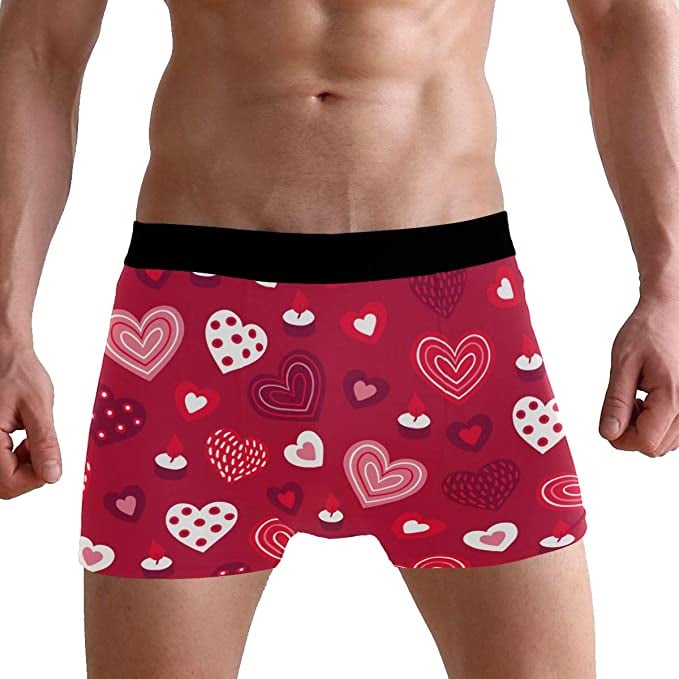 Valentine's day boxer shorts on sale