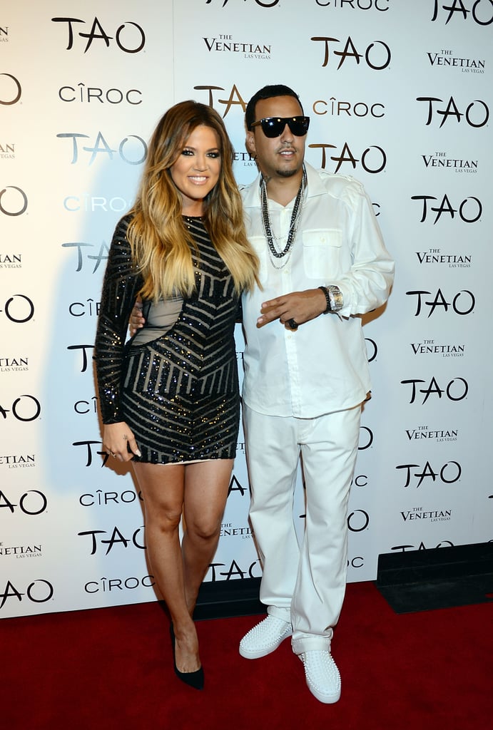 Khloe Kardashian brought French Montana to her birthday party in Vegas.