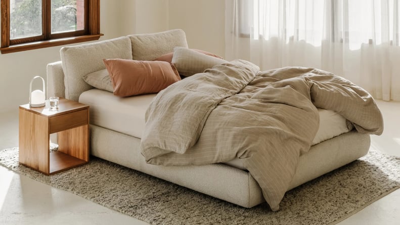 Best Bouclé Storage Bed