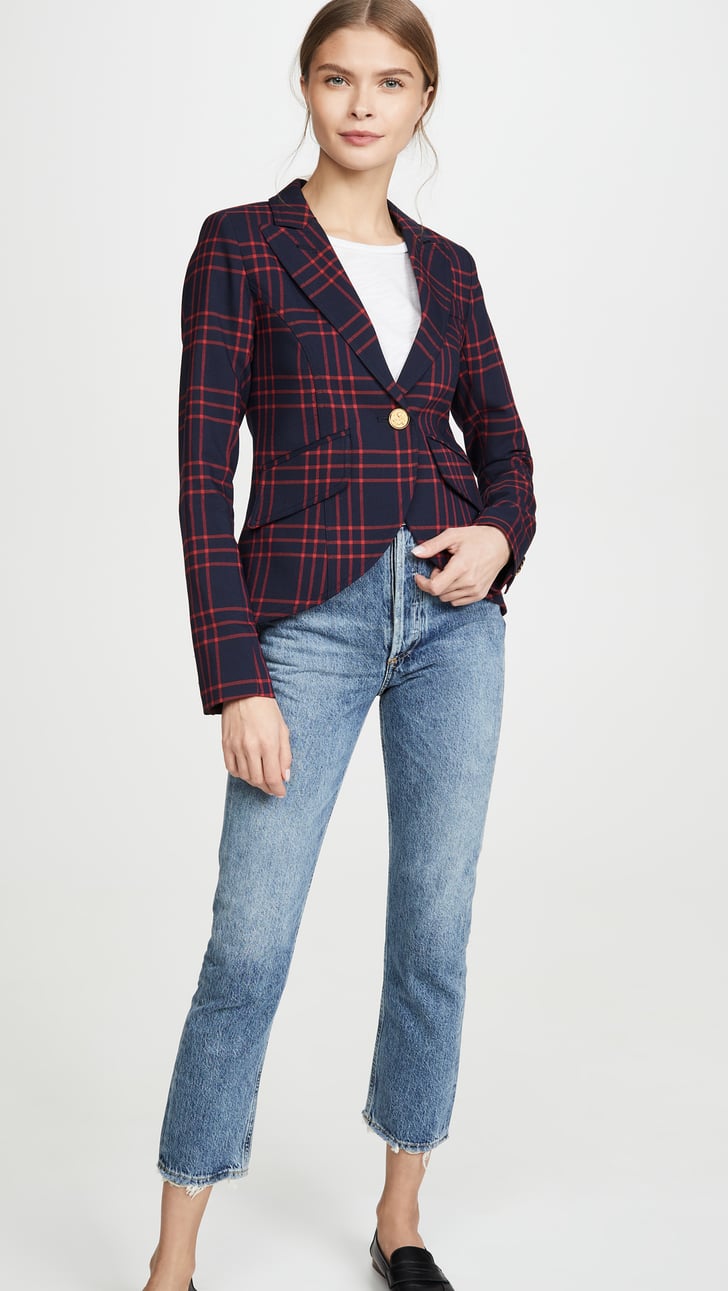 Smythe one button new arrivals blazer