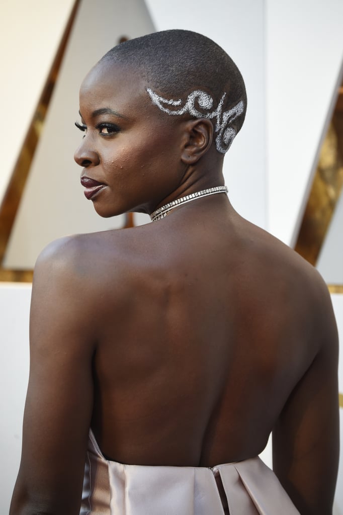 Danai Gurira Hair and Makeup at the 2018 Oscars