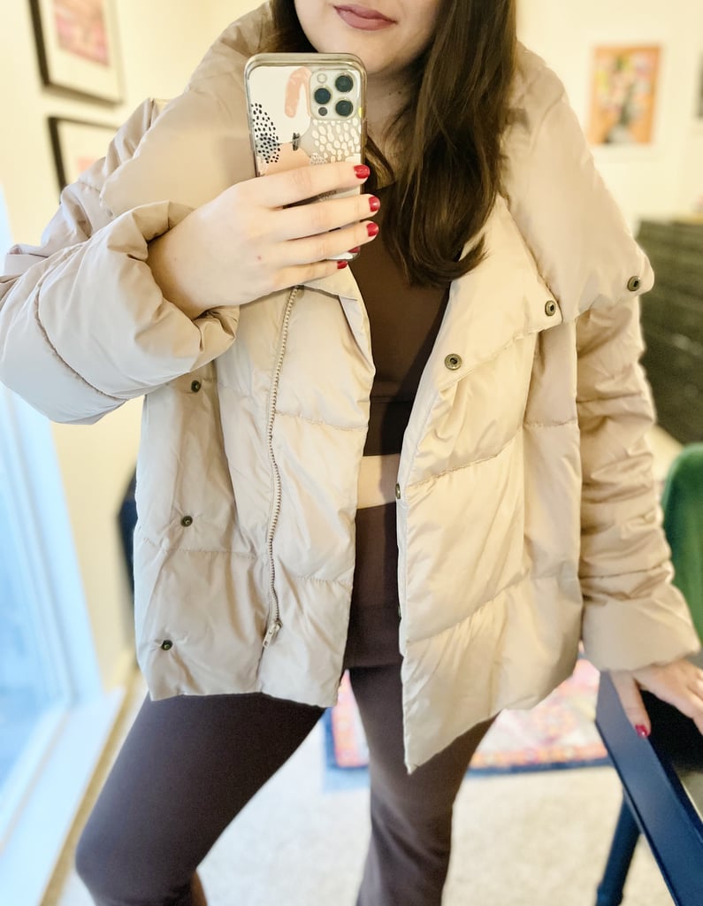 Old Navy Double-Breasted Puffer Jacket Editor Review