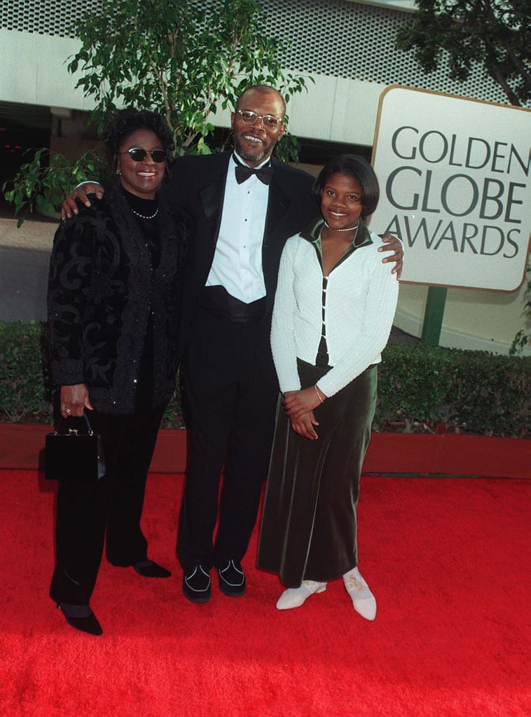 1982:塞缪尔•杰克逊和LaTanya理查森杰克逊欢迎他们的女儿,佐伊