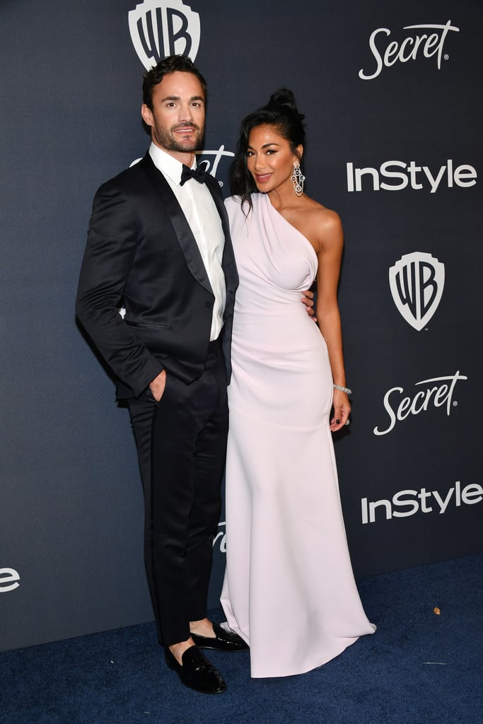 Nicole Scherzinger and Thom Evans at 2020 Golden Globes