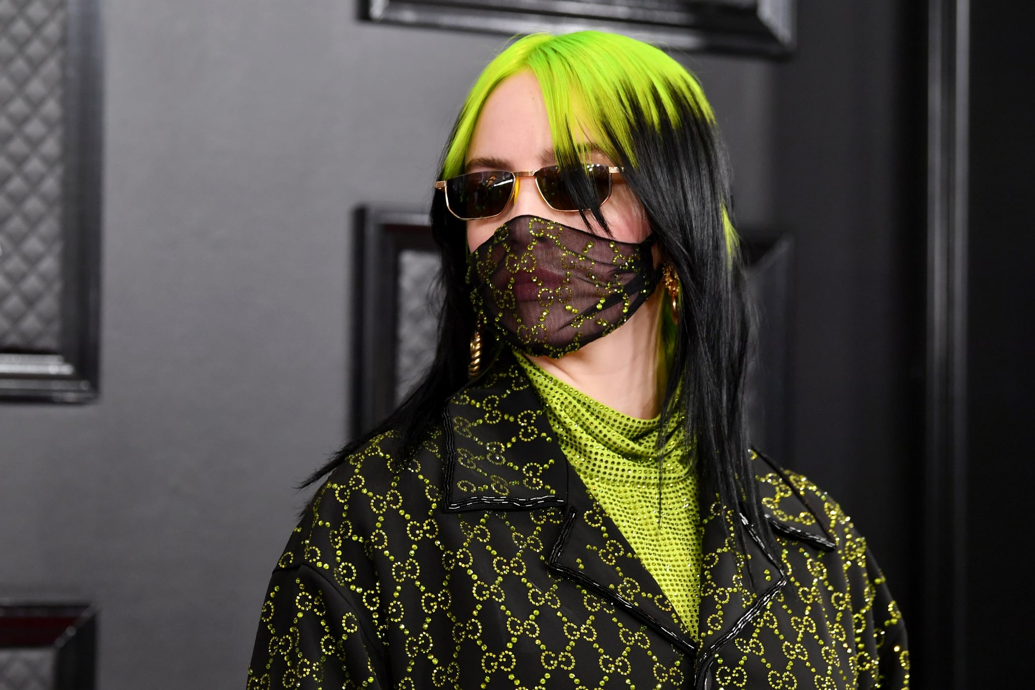 Billie Eilish's Gucci Outfit at the 2020 Grammys | POPSUGAR Fashion