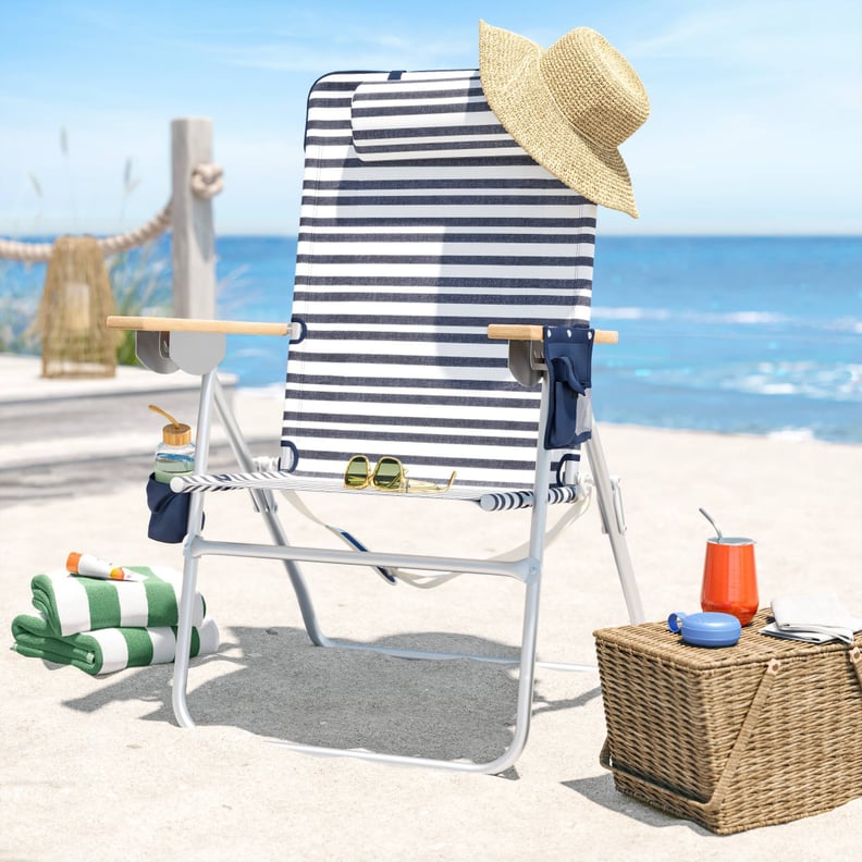 A Tall Beach Chair: Threshold High Sitting Chair