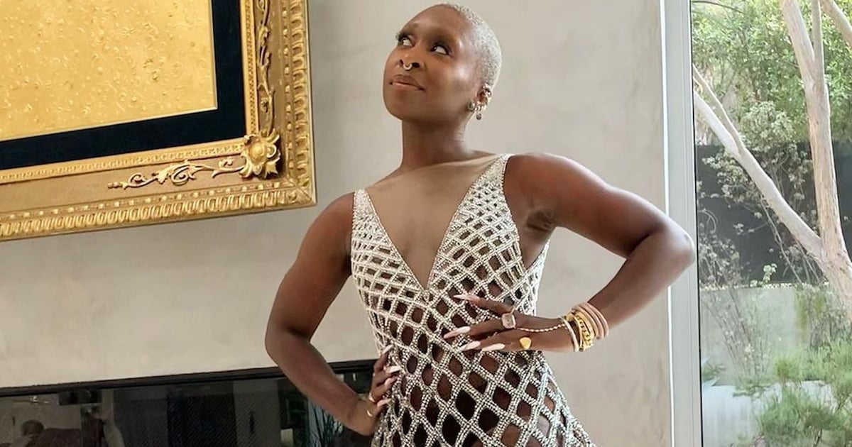 Cynthia Erivo Was an Absolute Vision in Her Netted Dress at the NAACP Image Awards