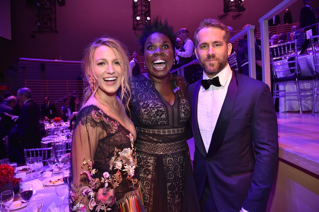 Leslie Jones With Ryan Reynolds at Time 100 Gala 2017