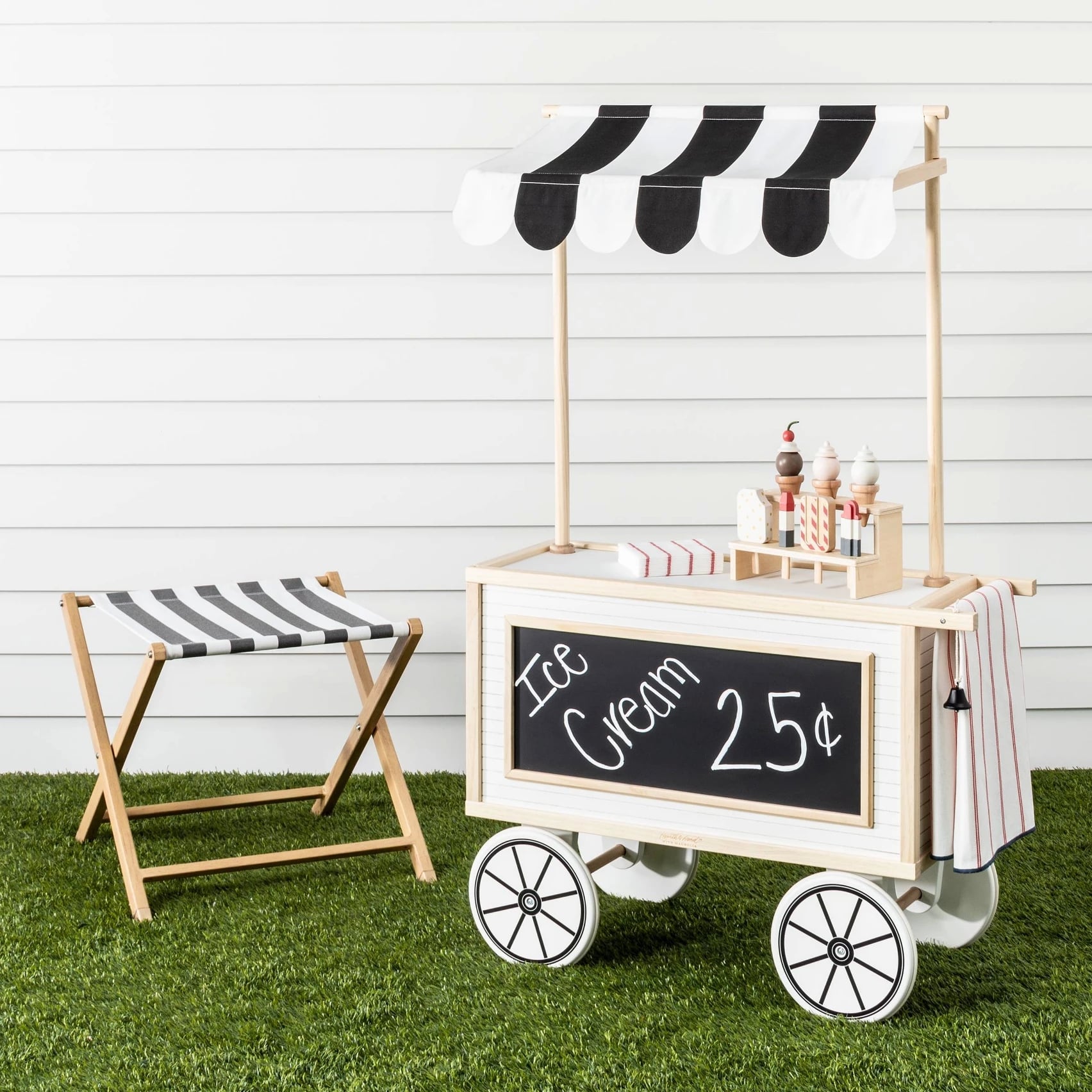 wooden cart for kids
