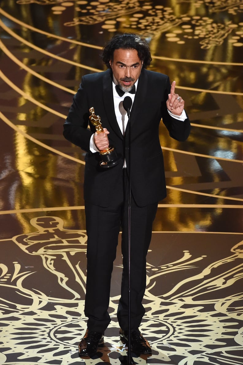 Accepting His Best Director Award — and Giving an Empowering Speech