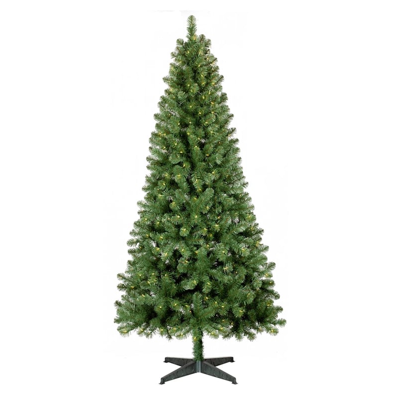 7 Ft. Prelit Artificial Christmas Tree Alberta Spruce Clear Lights