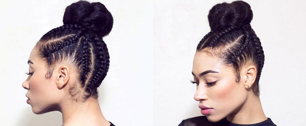 Cornrow Braids Updo Styles