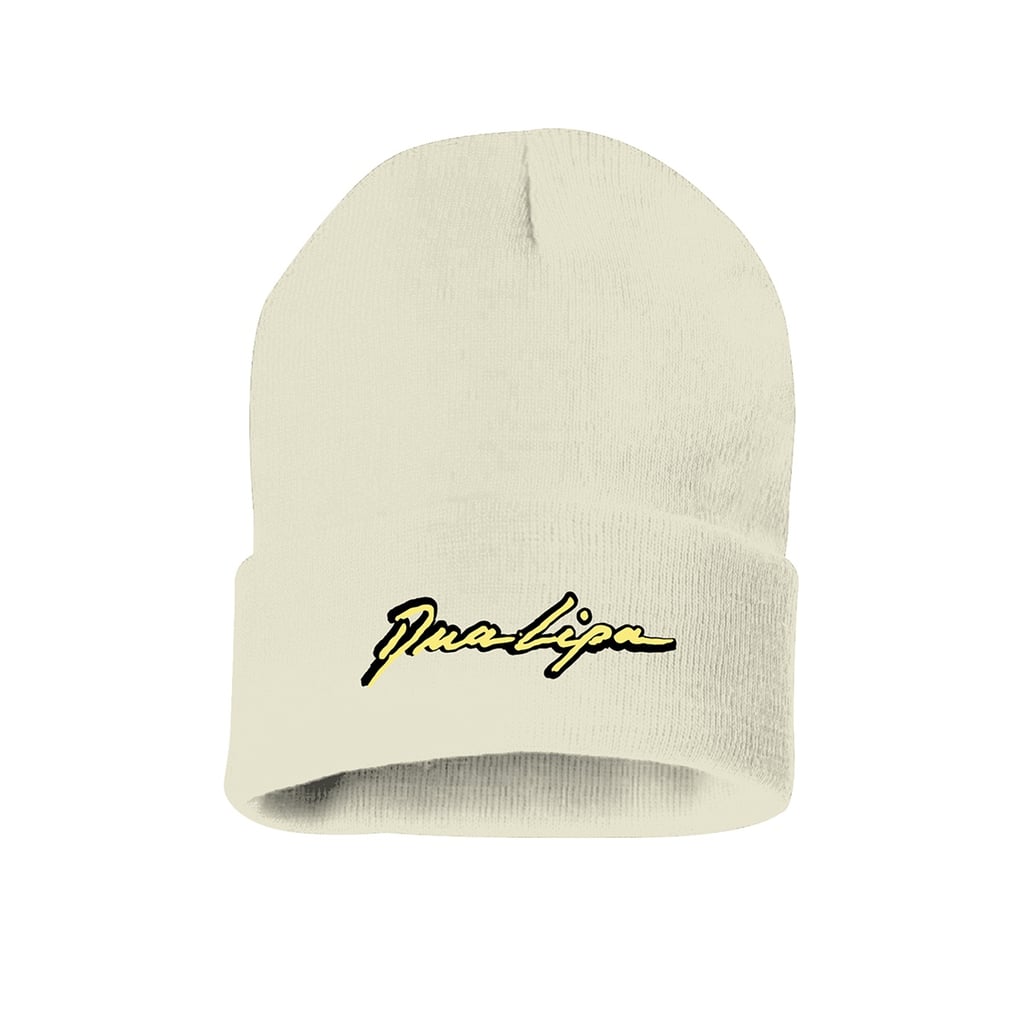 Dua Lipa Cream Beanie