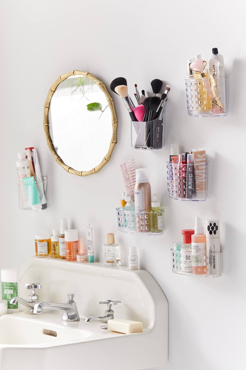 Acrylic Toiletries Wall Pocket