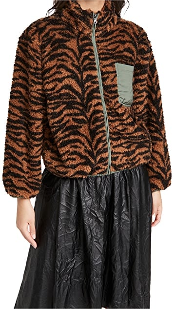 Plush Tiger Fleece Jacket