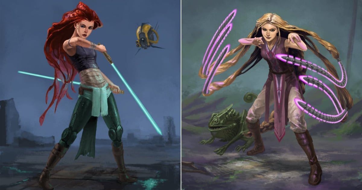 Disney Princesses As Star Wars Jedis Popsugar Tech 