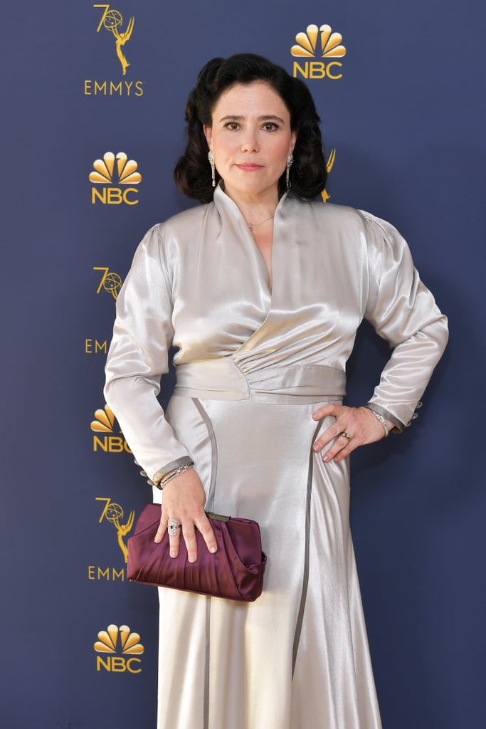 Alex Borstein's Silver Dress at the 2018 Emmys