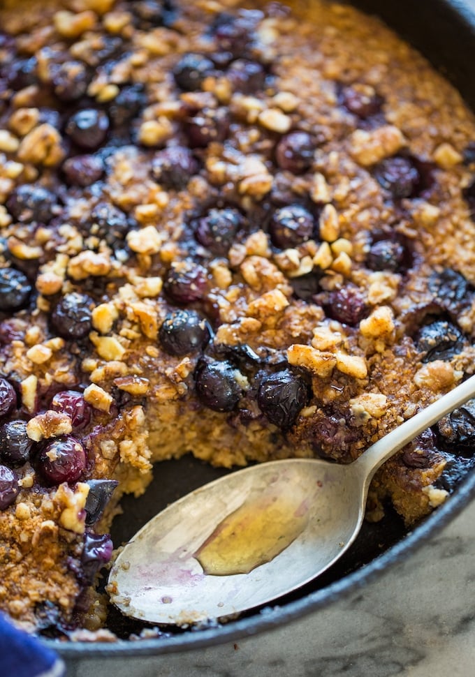 Blueberry Oatmeal Bake