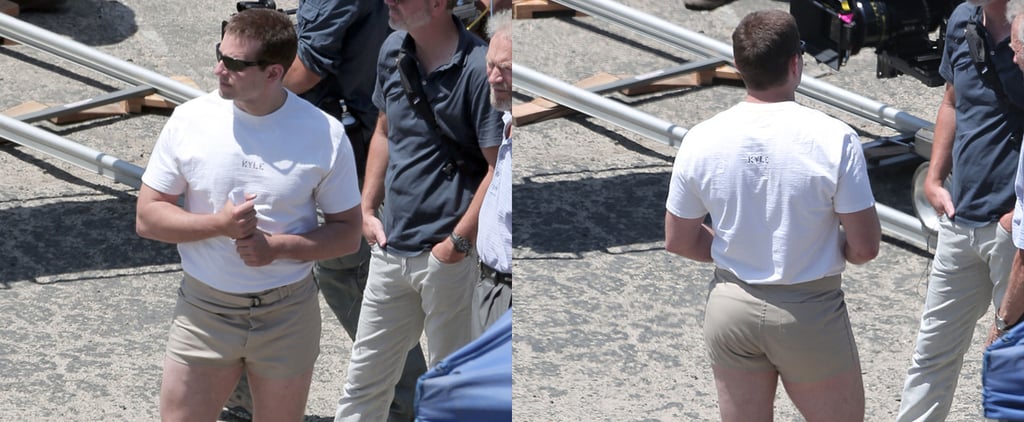 Bradley Cooper Wearing Short Shorts on American Sniper Set