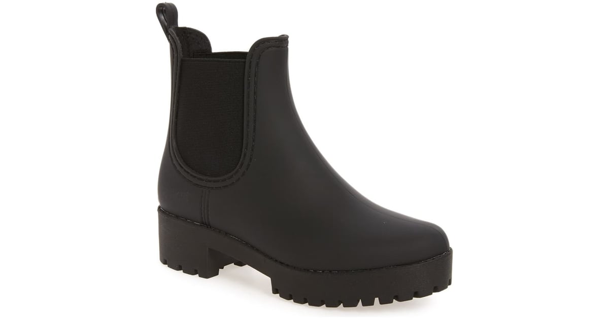 cloudy waterproof chelsea rain boot