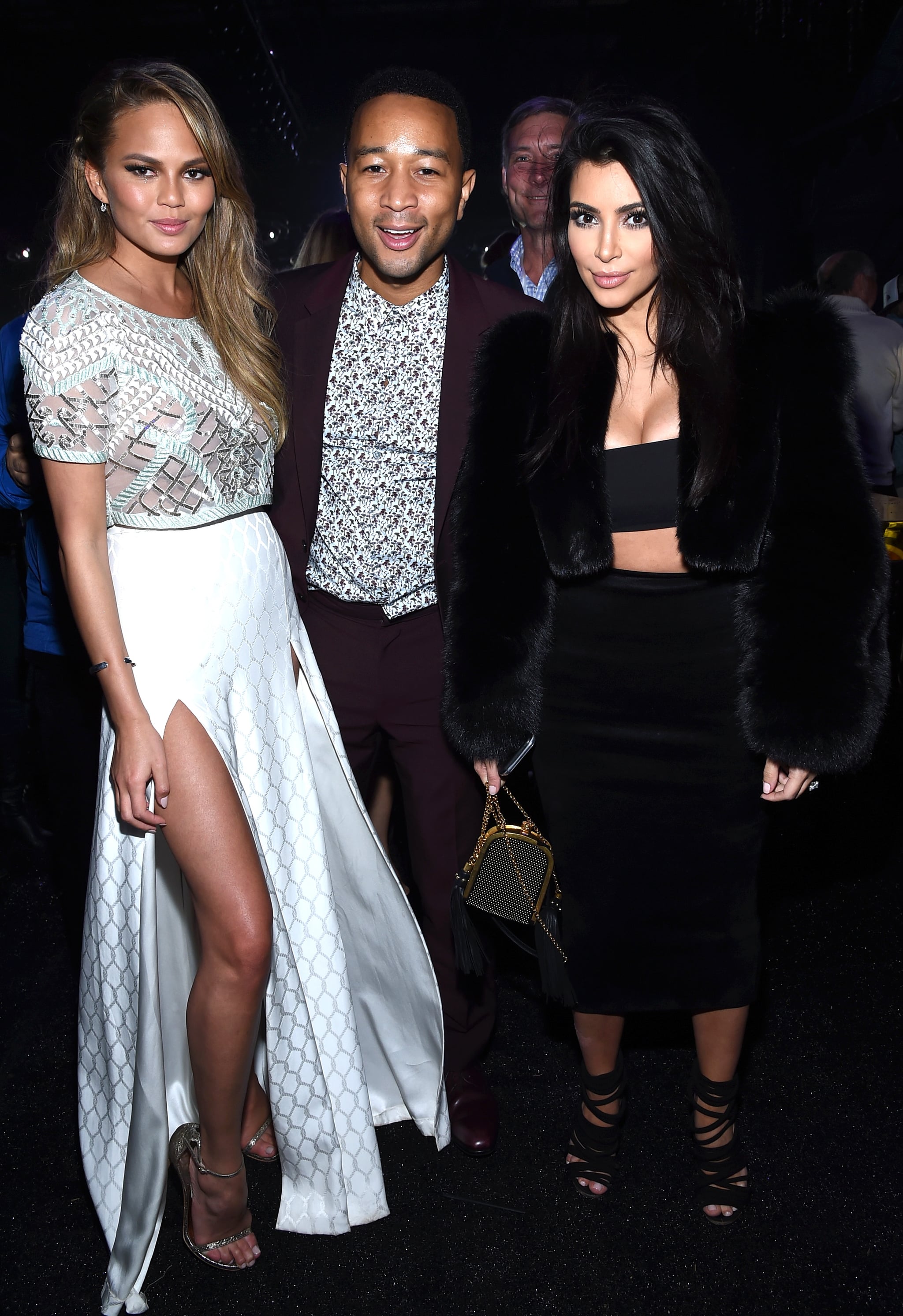 Kim Kardashian And Chrissy Teigen At Waffle House Pictures Popsugar Celebrity