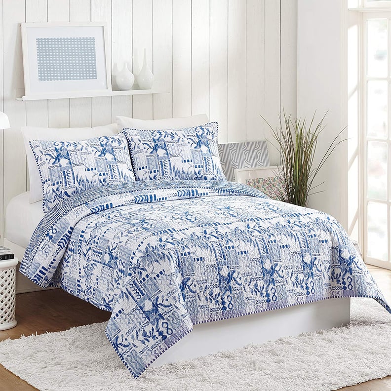 Makers Collective Molly Hatch Blue Bird Duvet Set, Queen