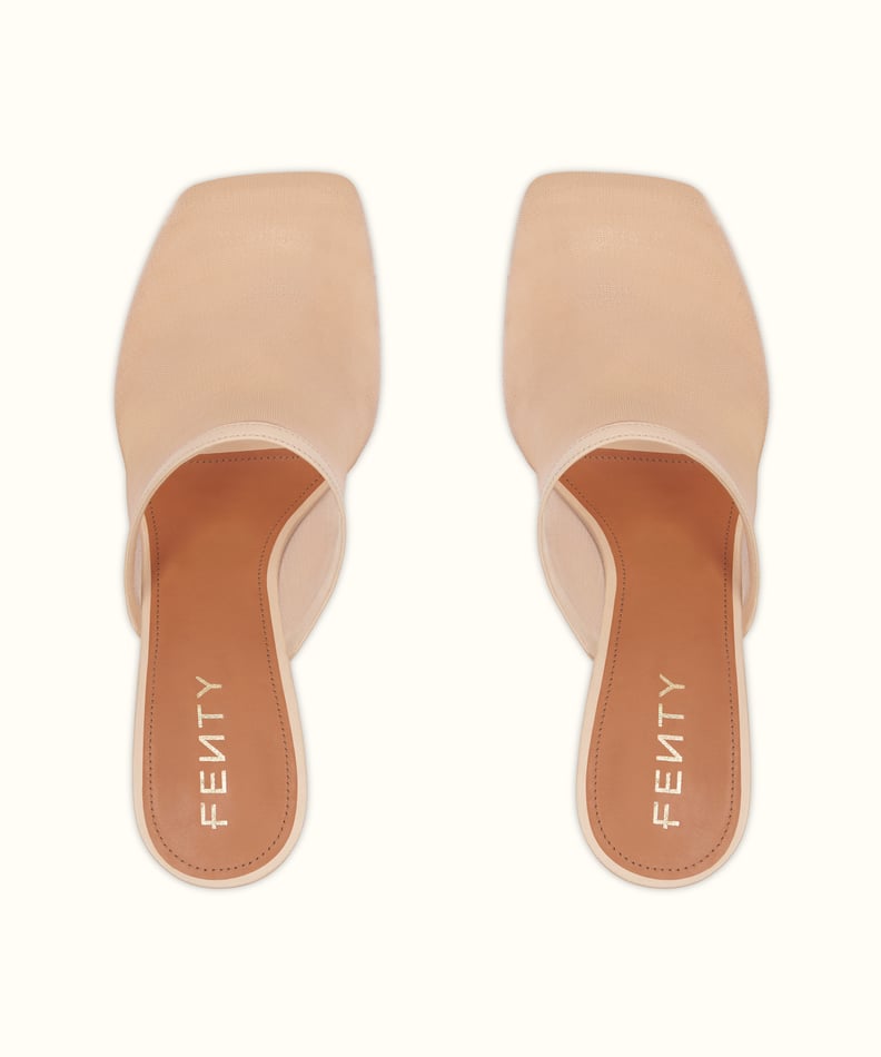 Fenty Meshy Mules in Nude