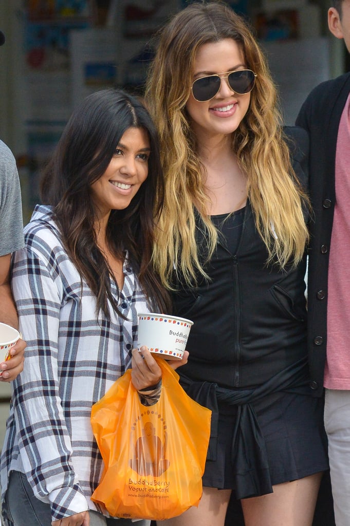 Kourtney Kardashian Getting Frozen Yogurt in the Hamptons