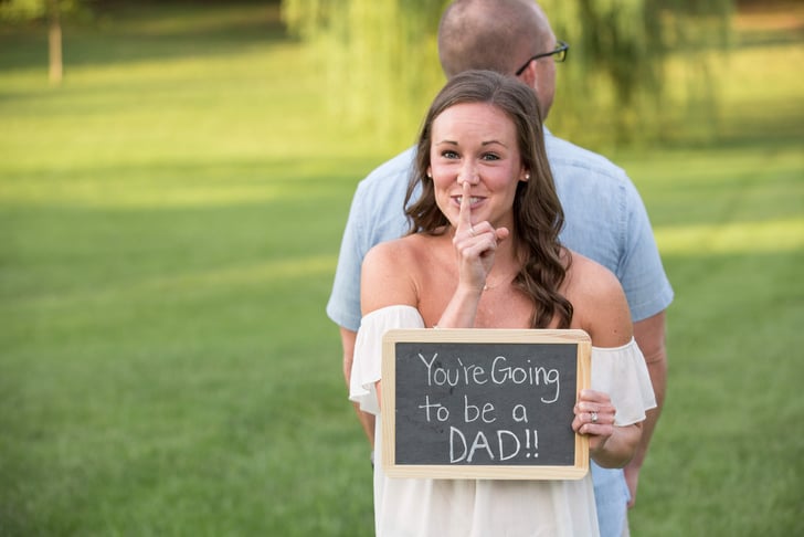 pregnancy reveal photo shoot