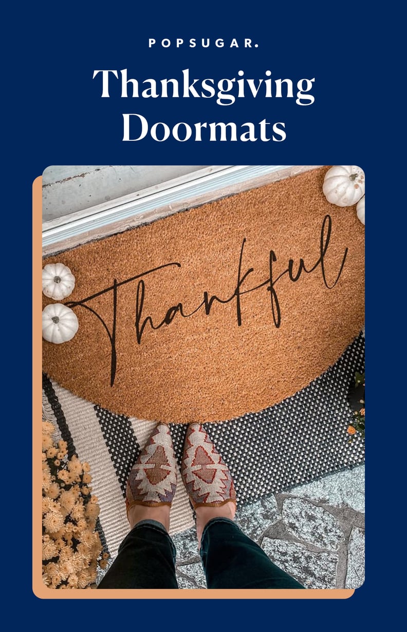 Snoopy Thanksgiving Doormat, Non-Slip Door Mat