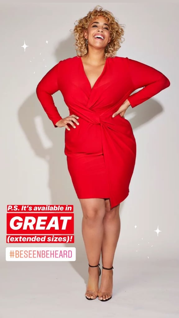 Serena Williams Body Positive Twist Front Dress