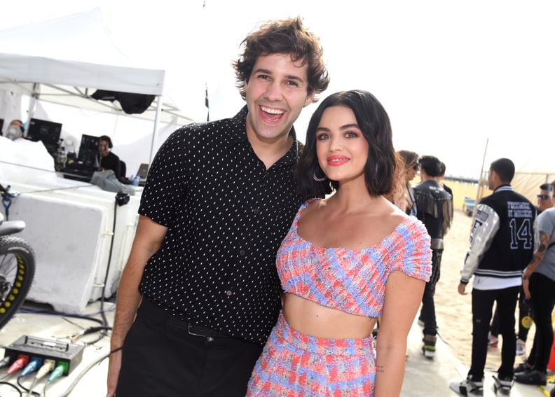David Dobrik and Lucy Hale at the Teen Choice Awards 2019