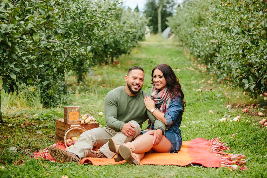 Apple Orchard Engagement Shoot