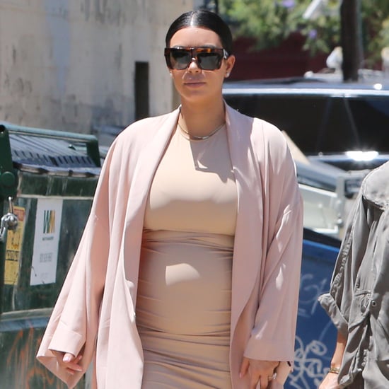 Kim Kardashian Baby Bump Pictures Out With Family July 2015