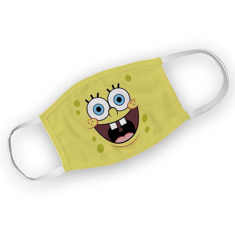 SpongeBob SquarePants Big Face Washable Face Mask