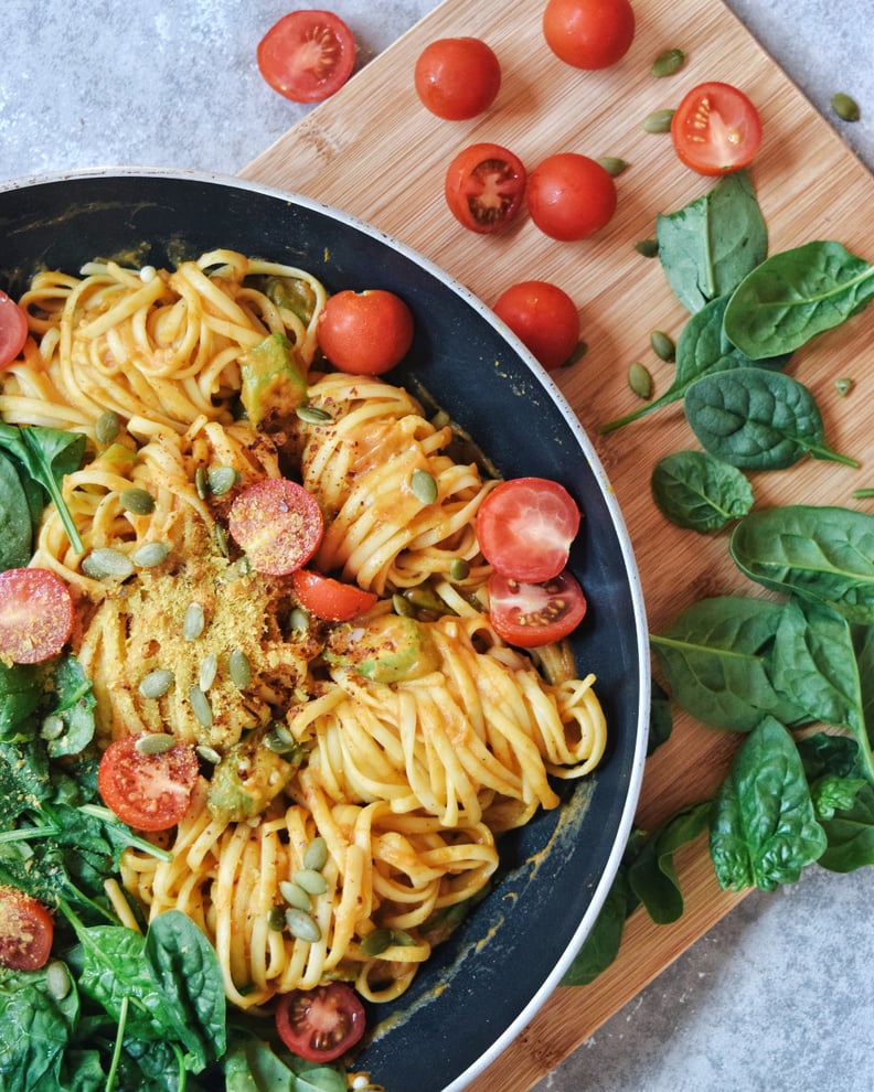 Pasta with Creamy Pumpkin Sauce