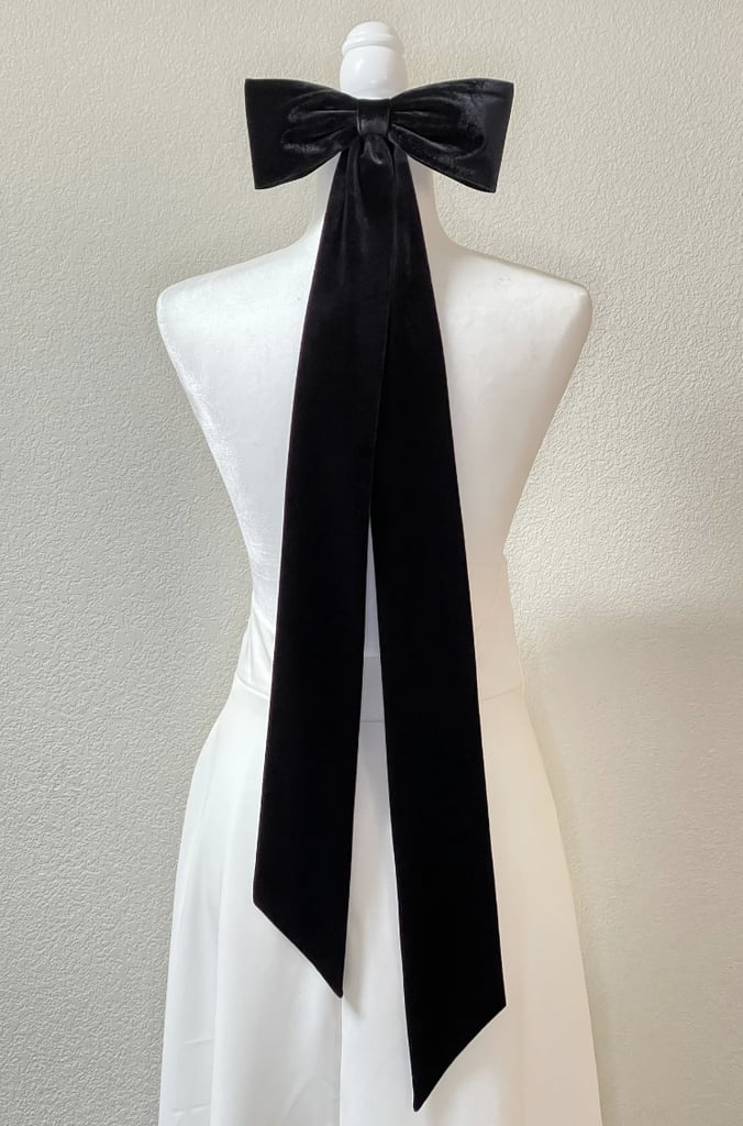 Twin Craft Store Black Velvet Hair Bow