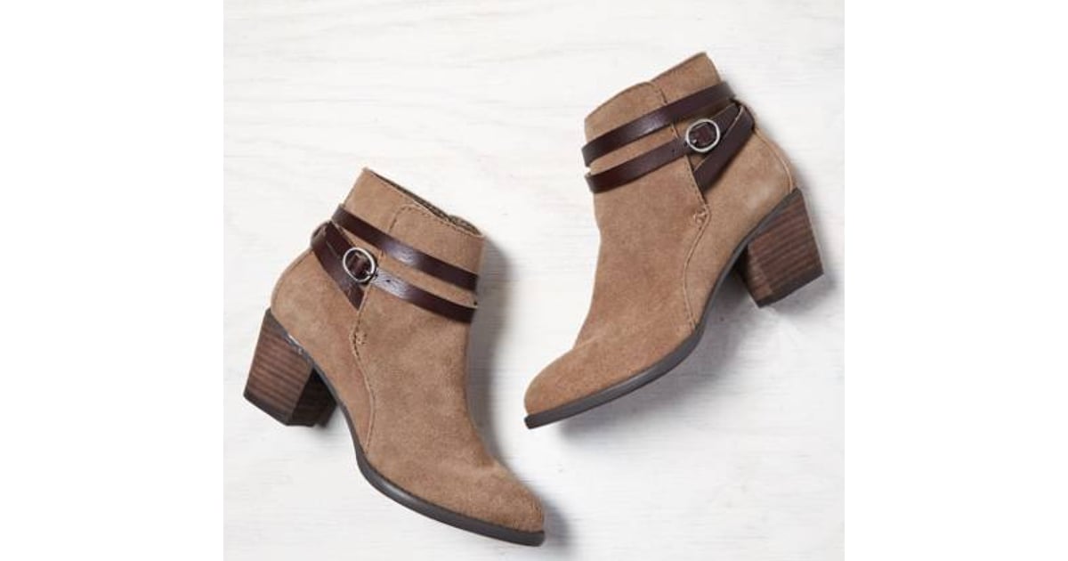 strappy leather boots
