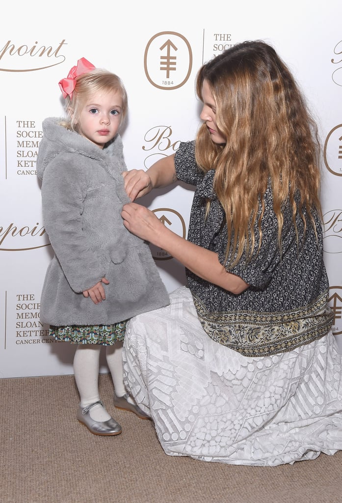 Drew Barrymore and Daughter at Society of MSK Event 2017