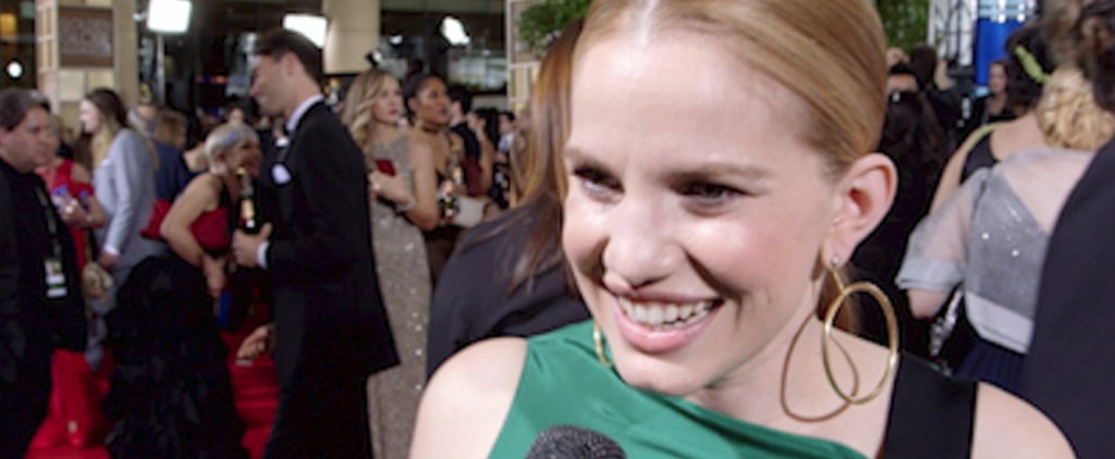 Anna Chlumsky Interview About Veep at the Golden Globes 2017